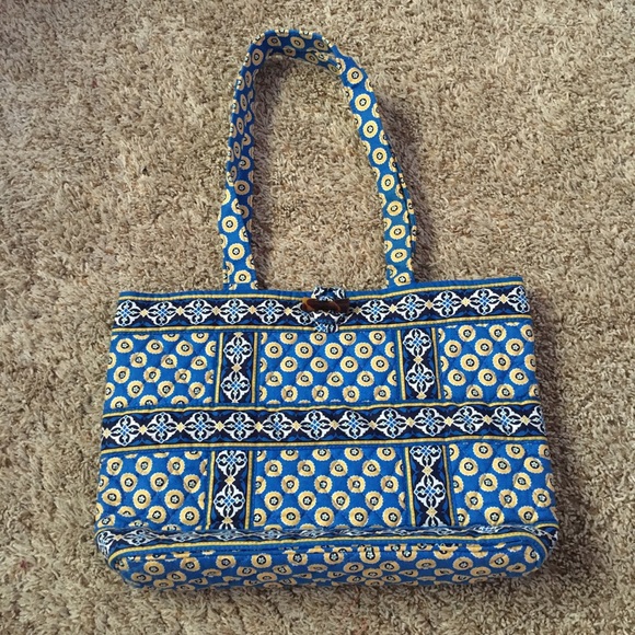 VERA BRADLEY Riviera Blue Handbag - Picture 1 of 6